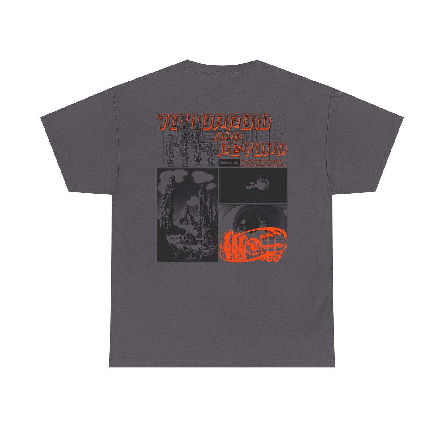 Tomorrow and Beyond T-Shirt Back Charcoal