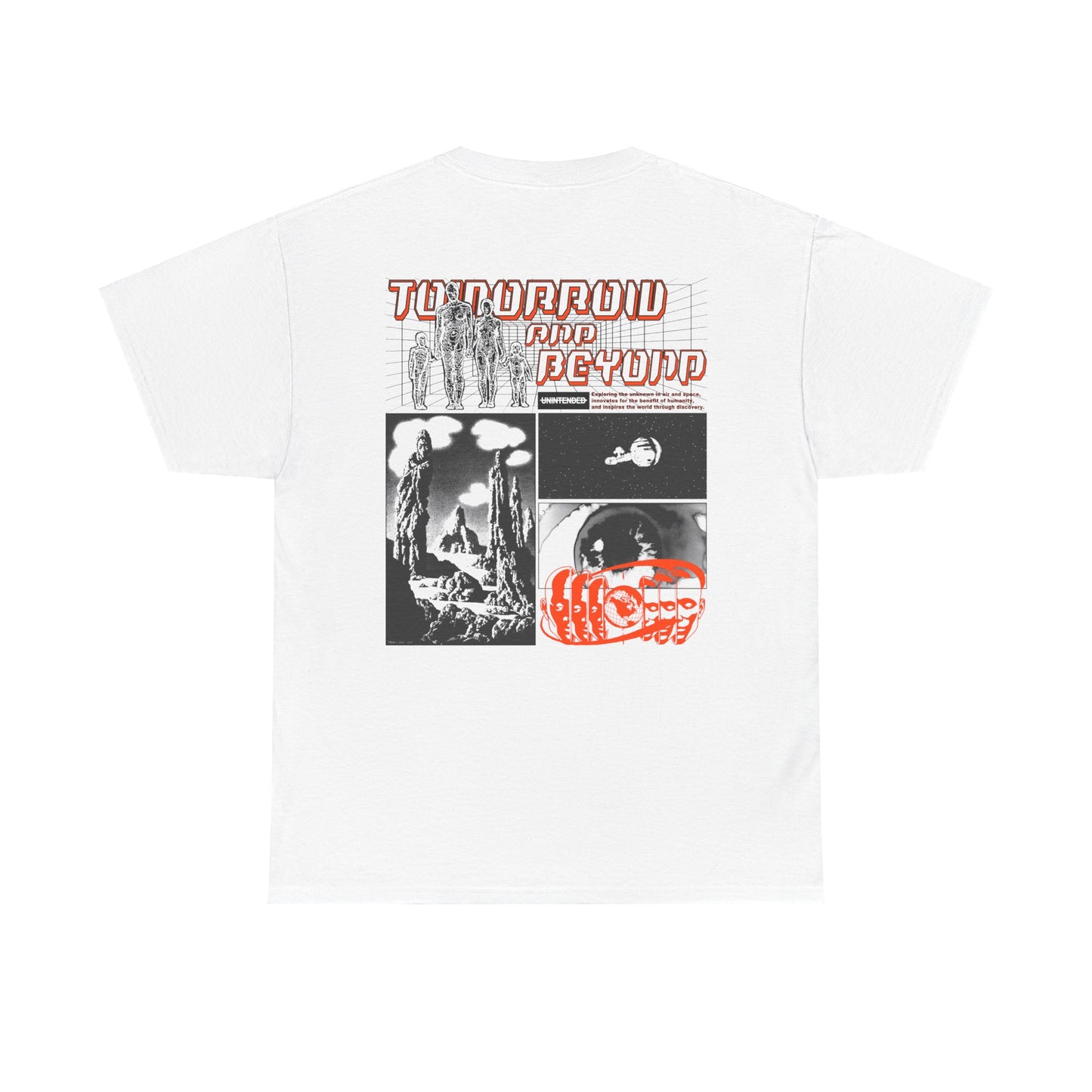 Tomorrow and Beyond T-Shirt Back White