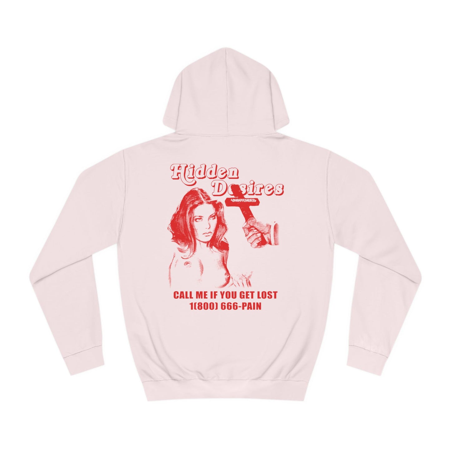 Hidden Desires Hoodie Pink