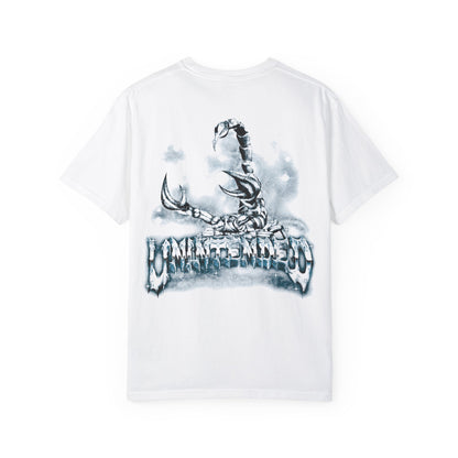 Ice Sculpture Scorpion White T-shirt Back