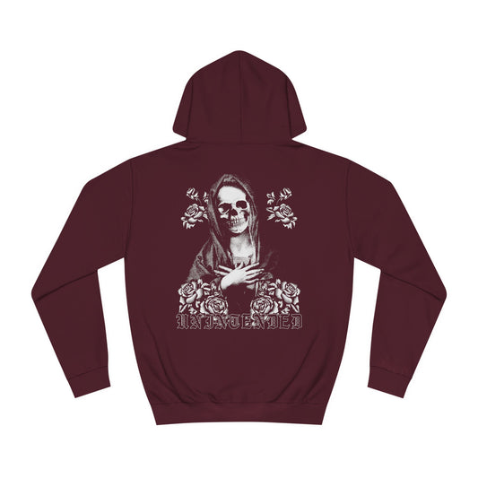 La Virgen De La Muerte Hoodie Maroon