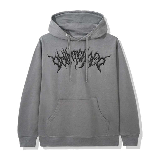 In My Veins | Puff Print Grey Hoodie - UNINTENDED